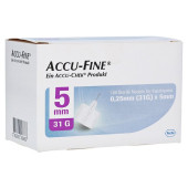 ACCU FINE sterile Nadeln f.Insulinpens 5 mm 31 G (PZN 12772541)