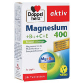 Doppelherz aktiv Magnesium 400 + B12 + C + E (PZN 11100302)