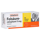 Folsäure-ratiopharm 5mg (PZN 3971365)