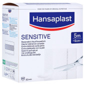 HANSAPLAST Sensitive Pflaster 6 cmx5 m Rolle (PZN 13576670)