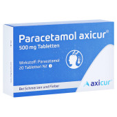 Paracetamol axicur 500mg (PZN 15613524)