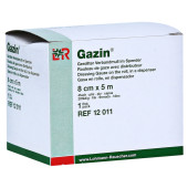 GAZIN Verbandmull 8 cmx5 m 4fach gerollt (PZN 1835965)