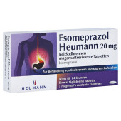 Esomeprazol Heumann 20mg bei Sodbrennen (PZN 11102956)