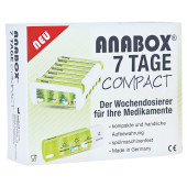 ANABOX Compact 7 Tage Wochendosierer grün/weiß (PZN 14165756)