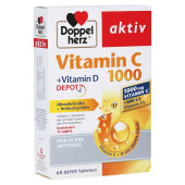 Doppelherz aktiv Vitamin C 1000 + Vitamin D Depot (PZN 13501956)