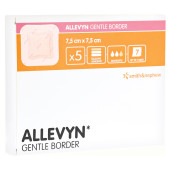 ALLEVYN Gentle Border 7,5x7,5 cm Schaumverb. (PZN 10828177)