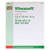 VLIWASOFT Schlitzkompressen 7,5x7,5 cm steril (PZN 9312511)