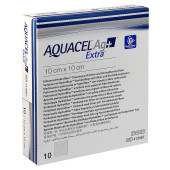 AQUACEL Ag+ Extra 10x10 cm Kompressen (PZN 10203810)