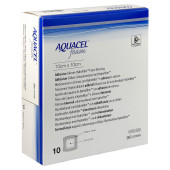 AQUACEL Foam adhäsiv 10x10 cm Verband (PZN 9508533)