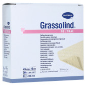 GRASSOLIND Salbenkompressen 7,5x10 cm steril (PZN 3245653)