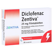 Diclofenac Zentiva 25mg (PZN 10273638)