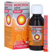 Nurofen Junior Fieber- & Schmerzsaft Erdbeer 40 mg/ml (PZN 12741888)