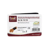 BORT Handgelenkbandage m.Klettverschl.Gr.2 schwarz (PZN 4654098)