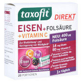 Taxofit Eisen+folsäure Direkt-granulat (PZN 14136743)