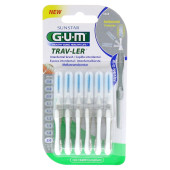 GUM TRAV-LER 2,0mm Kerze grau Interdental+6Kappen (PZN 9714362)