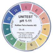 UNITEST I Indikatorpapier pH 1-11 Dose (PZN 10526430)