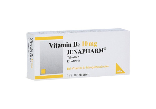 Vitamin B2 10mg JENAPHARM – PZN 2452060 (PZN 2452060)