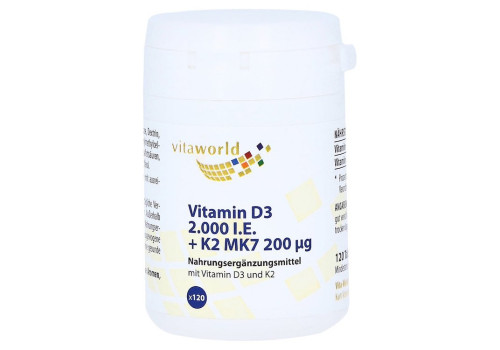 VITAMIN D3+K2 2.000 I.E./200 µg Tabletten – PZN 14444947 (PZN 14444947)