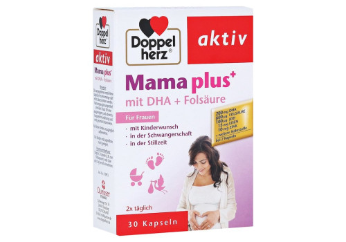 DOPPELHERZ Mama plus mit DHA+Folsäure Kapseln – PZN 15821056 (PZN 15821056)