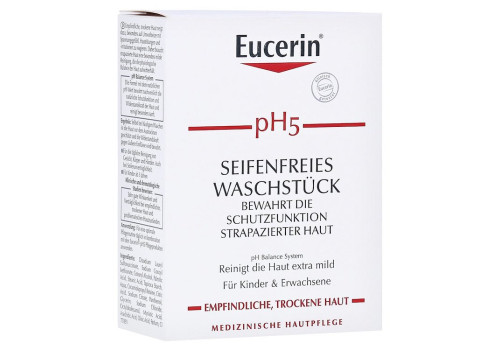 Eucerin pH5 Seifenfreies Waschstück empfindliche Haut – PZN 13889251 (PZN 13889251)