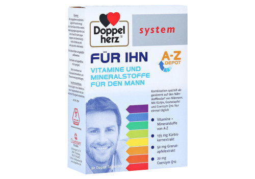 Doppelherz system FÜR IHN Vitamine und Mineralstoffe für den Mann – PZN 10131861 (PZN 10131861)