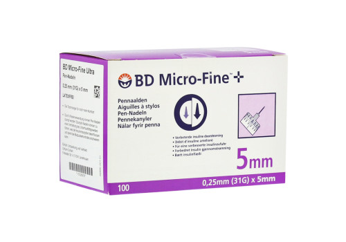 BD MICRO-FINE ULTRA Pen-Nadeln 0,25x5 mm – PZN 10526878 (PZN 10526878)