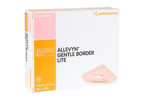 ALLEVYN Gentle Border Lite 7,5x7,5 cm Schaumverb. – PZN 10274939 (PZN 10274939)