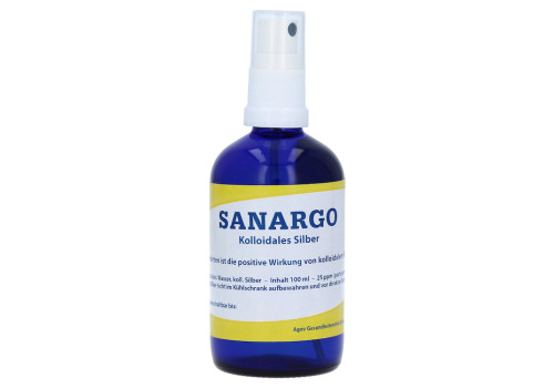 Sanargo Kolloidales Silber Sprühflasche – PZN 10186678 (PZN 10186678)