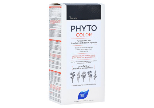 PHYTOCOLOR 1 SCHWARZ Pflanzliche Haarcoloration – PZN 14410115 (PZN 14410115)