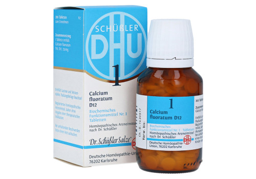 BIOCHEMIE DHU 1 Calcium fluoratum D 12 Tabletten – PZN 2580415 (PZN 2580415)