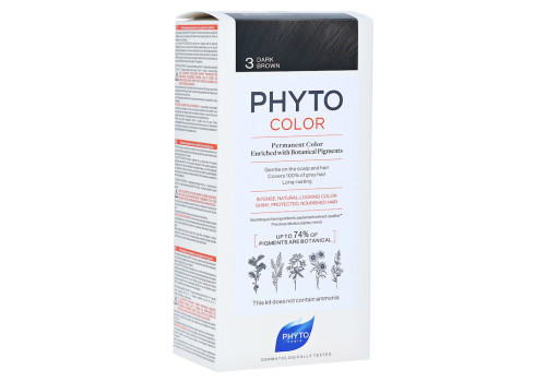 PHYTOCOLOR 3 DUNKELBRAUN Pflanzliche Haarcoloration – PZN 14410121 (PZN 14410121)