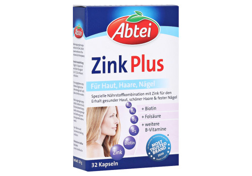 Abtei Zink Plus Nährstoff Kapseln – PZN 3847932 (PZN 3847932)