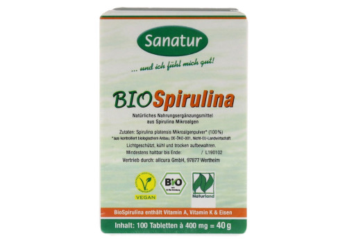 SPIRULINA BIO Tabletten – PZN 3236803 (PZN 3236803)