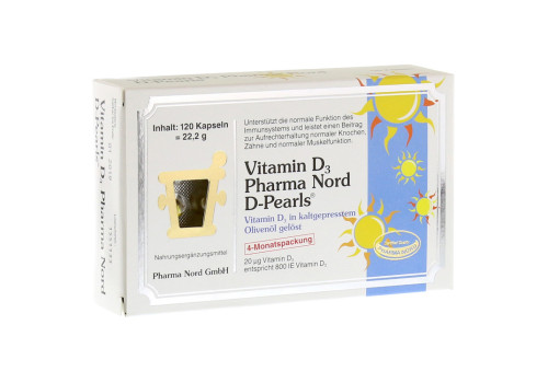 VITAMIN D3 PHARMA Nord 20 µg Kapseln – PZN 6558789 (PZN 6558789)