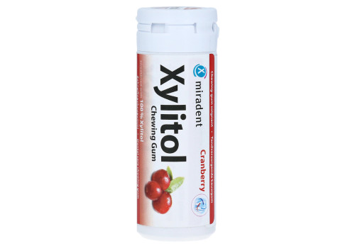 Miradent Zahnpflegekaugummi Xylitol Cranberry – PZN 453753 (PZN 453753)