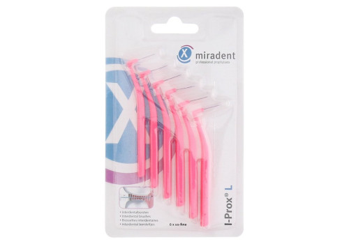 MIRADENT Interdentalbürste I-Prox L 0,4 mm pink – PZN 11597461 (PZN 11597461)