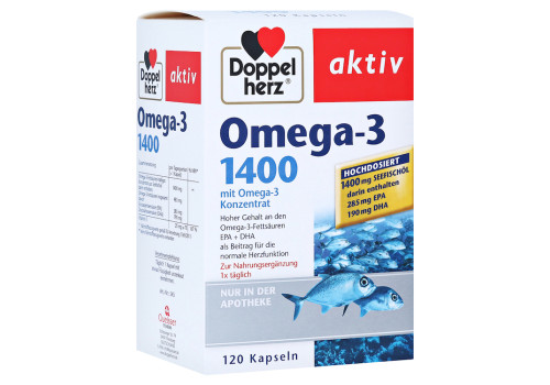 Doppelherz aktiv Omega-3 1.400 Kapseln – PZN 10532502 (PZN 10532502)