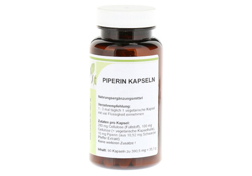 PIPERIN schwarz Pfeffer Extrakt Kapseln – PZN 11169268 (PZN 11169268)