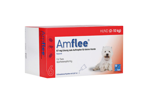 AMFLEE 67 mg Spot-on Lsg.f.kleine Hunde 2-10kg – PZN 12729249 (PZN 12729249)