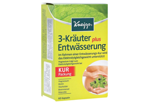 Kneipp 3-Kräuter Entwässerung Kapseln – PZN 5704042 (PZN 5704042)