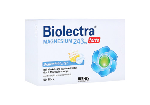 BIOLECTRA Magnesium 243 forte Zitrone Brausetabl. – PZN 6716372 (PZN 6716372)