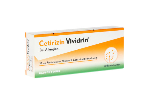 Cetirizin Vividrin 10 mg Filmtabletten – PZN 12364291 (PZN 12364291)