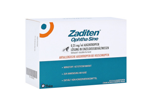 ZADITEN ophtha sine 0,25mg/ml Augentropfen – PZN 1478293 (PZN 1478293)