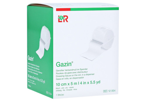 GAZIN Verbandmull 10 cmx5 m 8fach – PZN 1083689 (PZN 1083689)