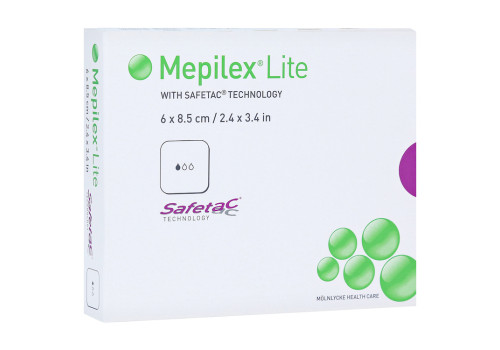 MEPILEX Lite Schaumverband 6x8,5 cm steril – PZN 138537 (PZN 138537)