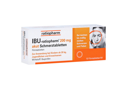 IBU-ratiopharm 200 akut Schmerztabletten – PZN 984717 (PZN 984717)