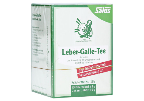 LEBER GALLE-Tee Kräutertee Nr.18a Salus Filterbtl. – PZN 6059684 (PZN 6059684)