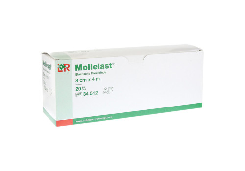 MOLLELAST Binden 8 cmx4 m weiß – PZN 4781566 (PZN 4781566)