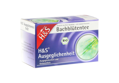 H&S Bachblüten Ausgeglichenheits-Tee Filterbeutel – PZN 7763913 (PZN 7763913)