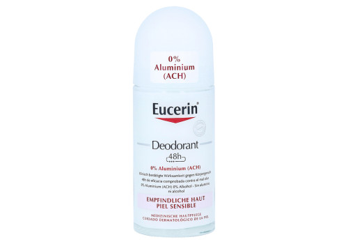 Eucerin Deodorant Roll On Empfindliche Haut 48h 0% Aluminium – PZN 11692900 (PZN 11692900)